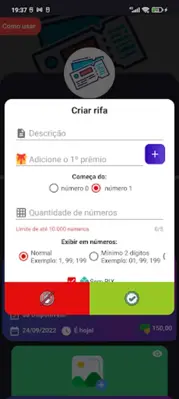 Sorteador rifas, números e + android App screenshot 6